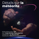 Météorite Authentique avec Certificat Personnalisé