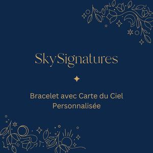 Bracelet avec Carte du Ciel Personnalisée